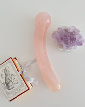 画像をギャラリービューアに読み込む, Dia - ローズクウォーツワンド/ Rose Quartz round top wand