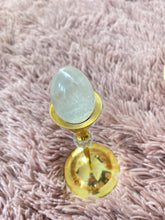 画像をギャラリービューアに読み込む, クリアクリスタル(水晶)ヨニエッグ/ Clear Crystal Yoni eggs