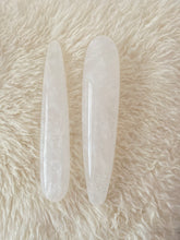 Load image into Gallery viewer, Clear Quartz Wand (Crystal) / Clear Crystal Pleasure Wand 
